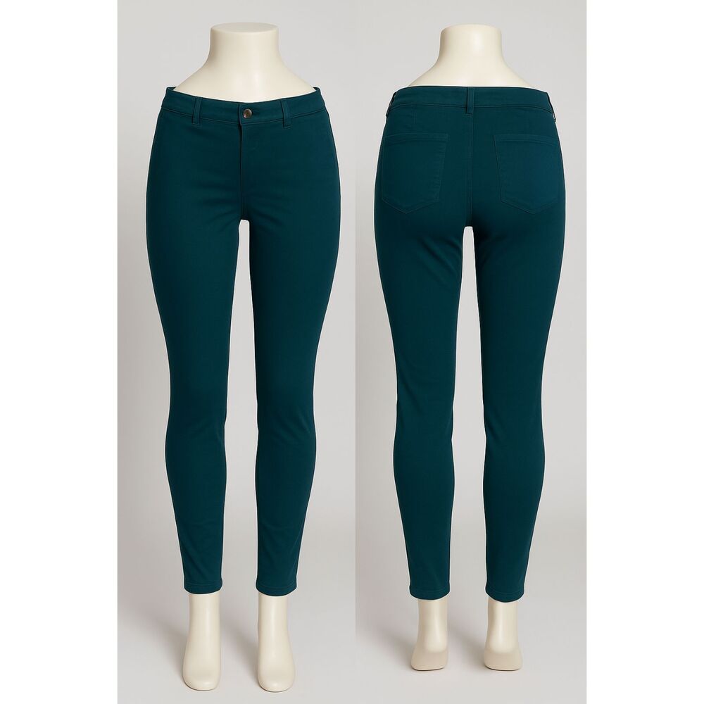 Ann Taylor LOFT Jeggings skinny pants Turquoise 28/6p see full description